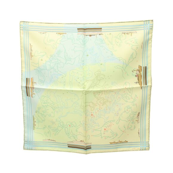 Hermes Carres 45 Scarf Petit Sign Silk - Picture 1 of 7